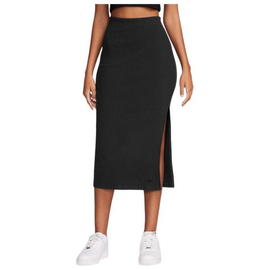 Nike Γυναικεία φούστα Sportswear Chill Knit Slim Ribbed Midi Skirt